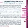 Interventions alimentaires pour les résultats liés à la sclérose en plaques