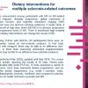 Dietary interventions for multiple sclerosis-related outcomes