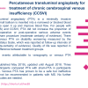 Percutaneous transluminal angioplasty for treatment of chronic cerebrospinal venous insufficiency (CCSVI).